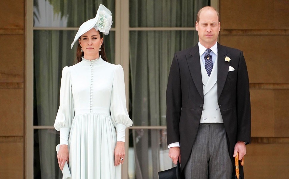 FILE PHOTO: Britain's Prince William and Catherine, Duchess of Cambridge attend a Royal Garden Party at Buckingham Palace in London, Britain May 25, 2022. Dominic Lipinski/Pool via REUTERS/File Photo