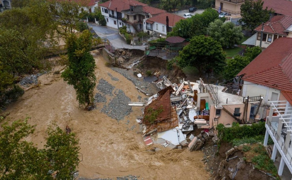 Καταστροφές στο Βόλο απο την κακοκαιρία. Τετάρτη 6 Σεπτεμβρίου 2023  (ΑΝΤΩΝΗΣ ΝΙΚΟΛΟΠΟΥΛΟΣ / EUROKINISSI)