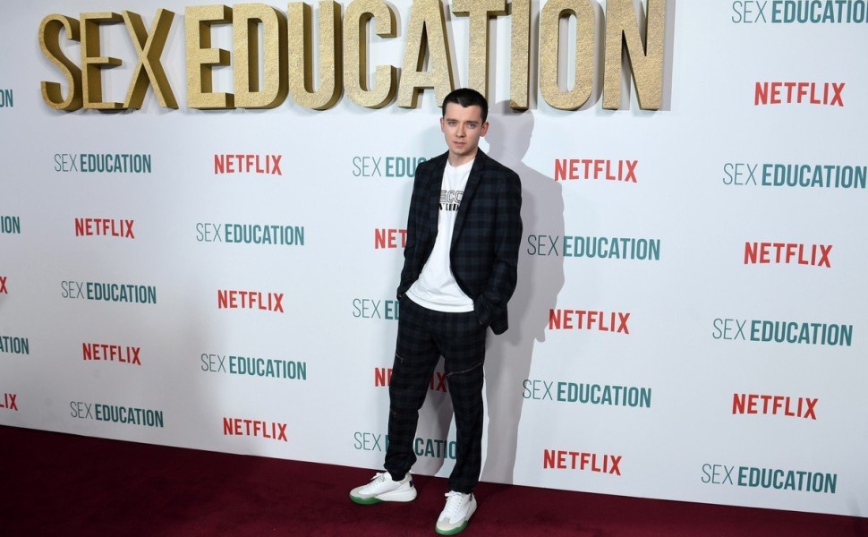 epa08113139 British actor/cast member Asa Butterfield arrives for the World Premiere of season 2 of 'Sex Education' at Genesis Cinema in London, Britain, 08 January 2020. The television show will be available on the Netflix steaming service on 17 January 