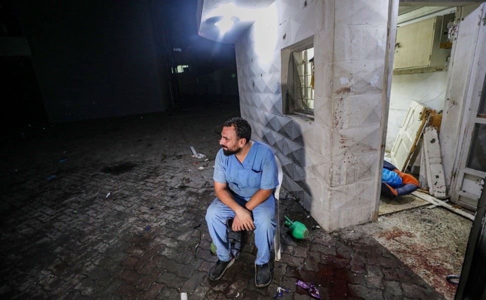 Χτύπημα στο νοσκομείο της Γάζας/φωτό EPA