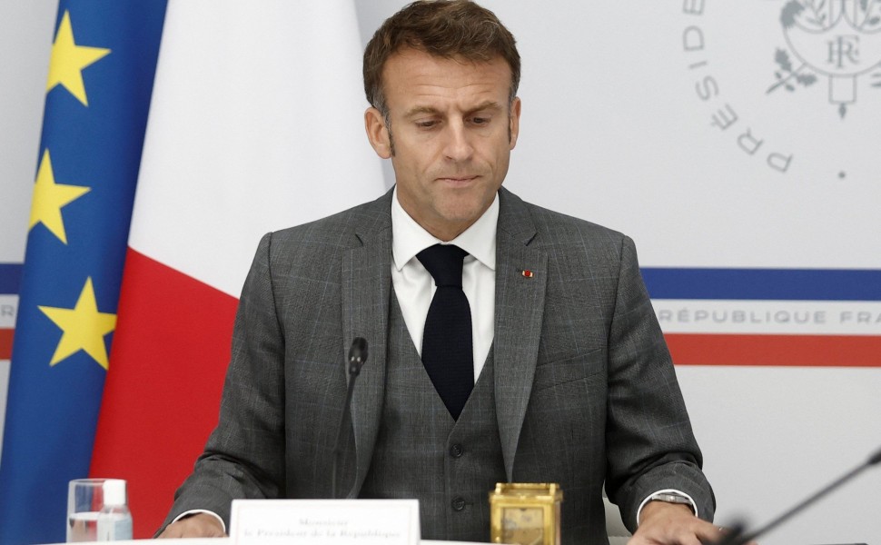Ο Γάλλος Πρόεδρος, Εμανουέλ Μακρόν /  EPA - BENOIT TESSIER