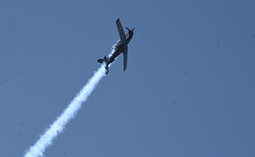 Επίδειξη αεροσκαφών της Πολεμικής Αεροπορίας στον Φλοίσβο/φωτό eurokinissi