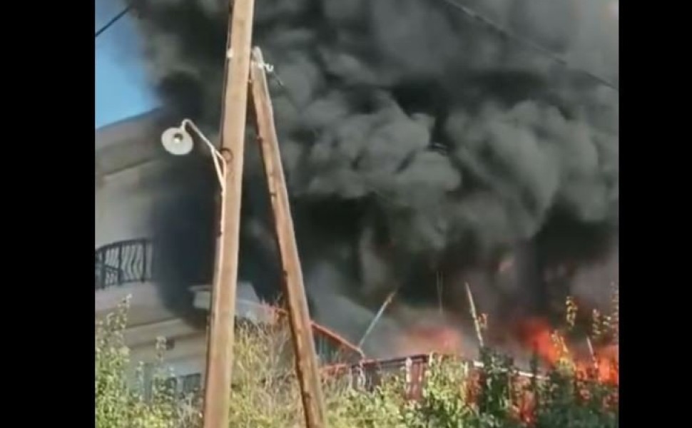 Αλεξανδρούπολη: Μεγάλη φωτιά από φιάλη υγραερίου σε διαμέρισμα / facebook