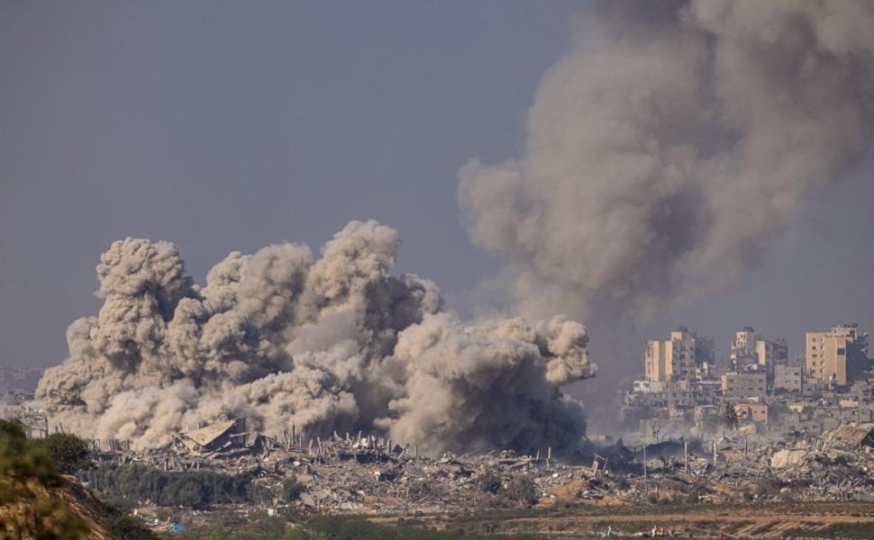 Εκρήξεις στη Γάζα / Φωτ.: ΑΠΕ-ΜΠΕ