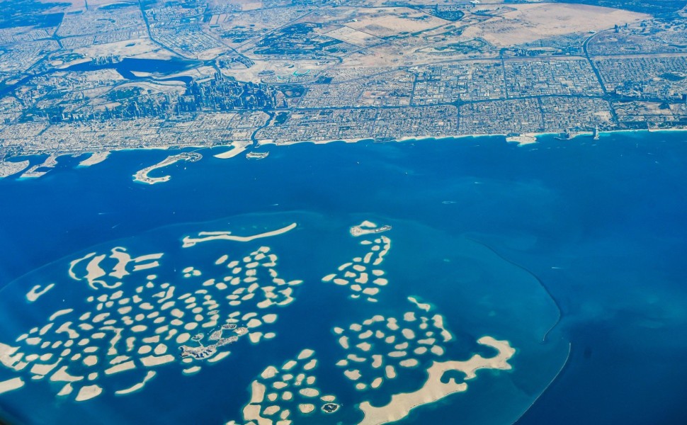Το τεχνητό σύμπλεγμα νησιών «Κόσμος» στο Ντουμπάι (Unsplash)