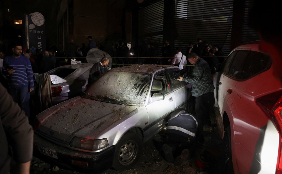 Οι πρώτες εικόνες απο το χτύπημα των Ισραηλινών στη Βηρυτό / Reuters
