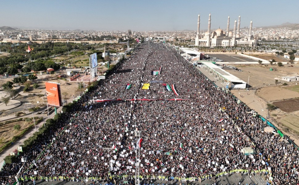 Διαδήλωση των Χούθι ενάντια σε ΗΠΑ και Βρετανία: Reuters