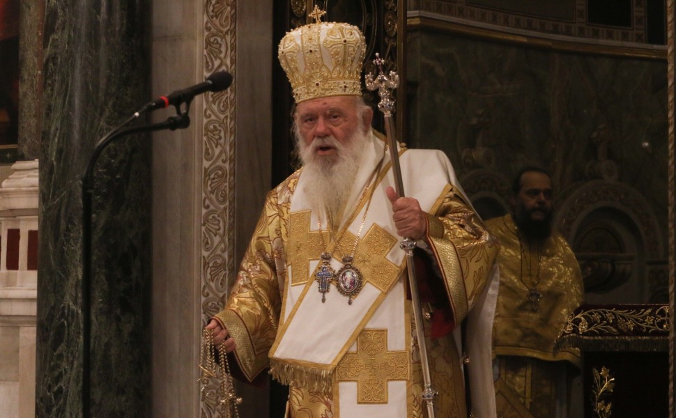 O Aρχιεπίσκοπος Αθηνών και Πάσης Ελλάδος Ιερώνυμος στην πανηγυρική λειτουργία των Χριστουγέννων / Eurokinissi