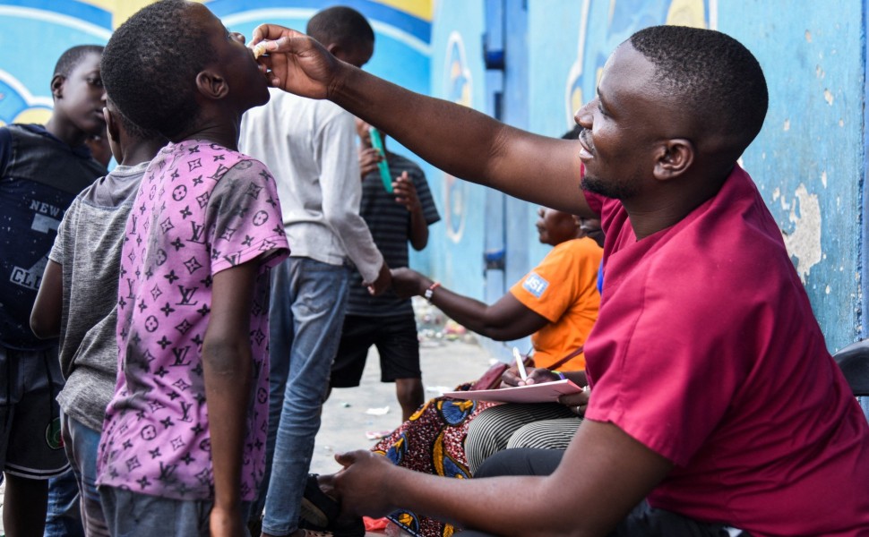 Εμβολιασμός κατά της επιδημίας χολέρας στη Ζάμπια / Reuters