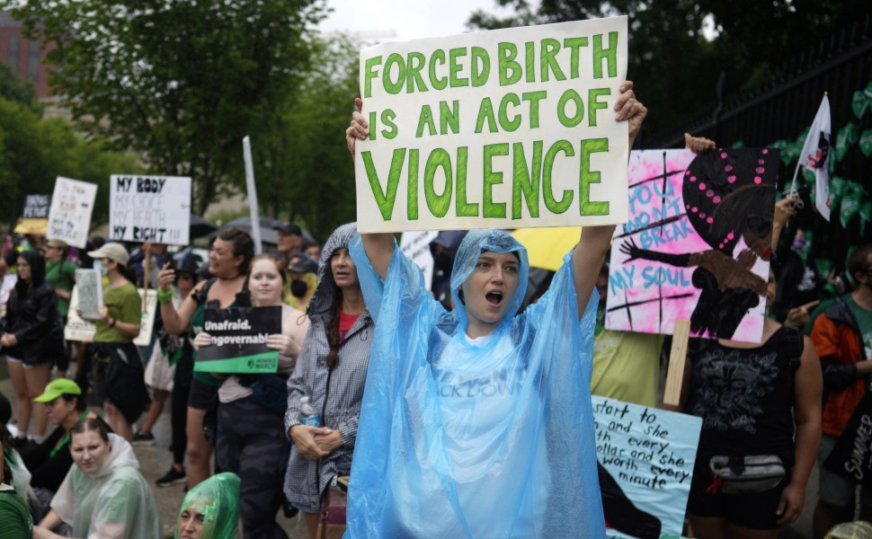 Διαμαρτυρία για το χάπι άμβλωσης στις ΗΠΑ / Φωτογραφία ΑΠΕ - epa