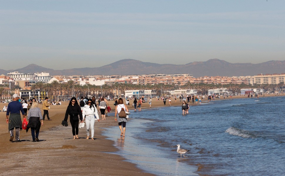 Υψηλές θερμοκρασίες τον Ιανουάριο στη Βαλένθια της Ισπανίας / πηγή: Reuters