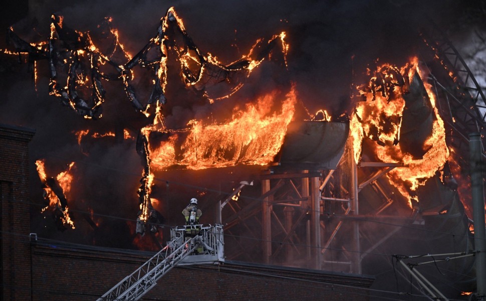 Η φωτιά στο θεματικό πάρκο της Σουηδίας / πηγή: Reuters