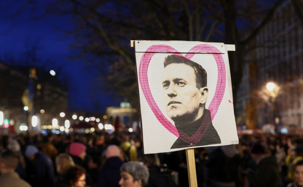 Διαμαρτυρία στο Βερολίνο για τον θάνατο του Αλεξέι Ναβάλνι / Reuters