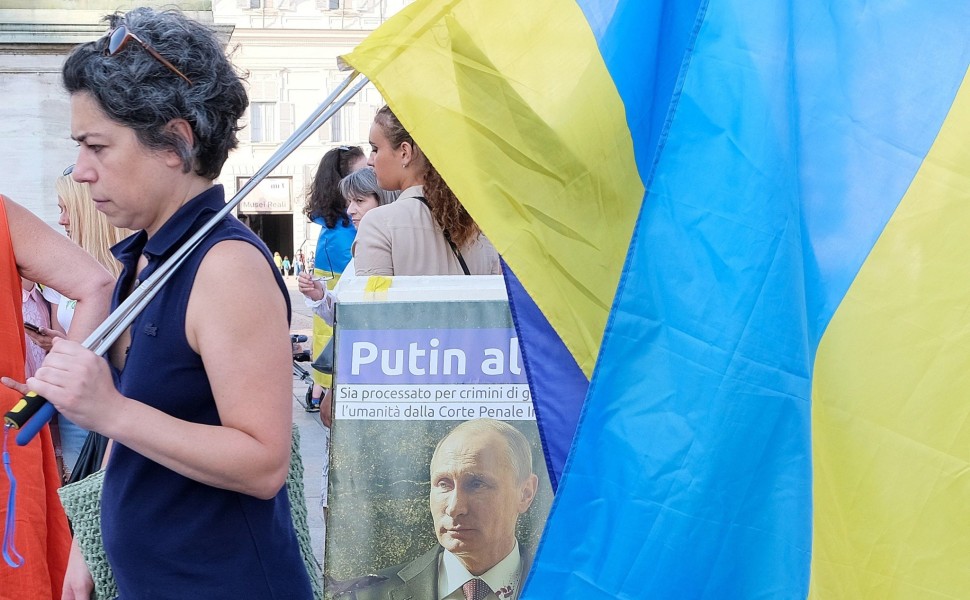 Διαδήλωση υπέρ της Ουκρανίας / Φωτογραφία αρχείου ΑΠΕ - EPA