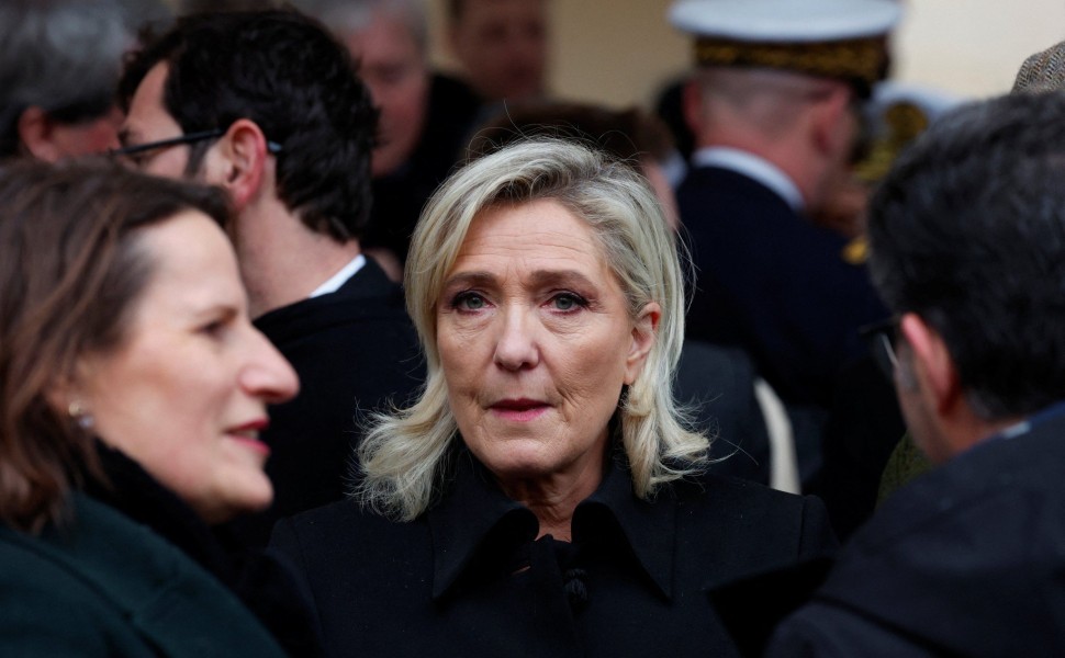 Η πρόεδρος του ακροδεξιού γαλλικού κόμματος Μαρίν λε Πεν / Φωτογραφία αρχείου ΑΠΕ - EPA