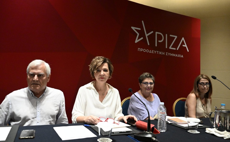 Συνεδρίαση της Κεντρικής Επιτροπής του ΣΥΡΙΖΑ - Προοδευτική Συμμαχία. Σάββατο 15 Ιουλίου 2023 (ΤΑΤΙΑΝΑ ΜΠΟΛΑΡΗ / EUROKINISSI)