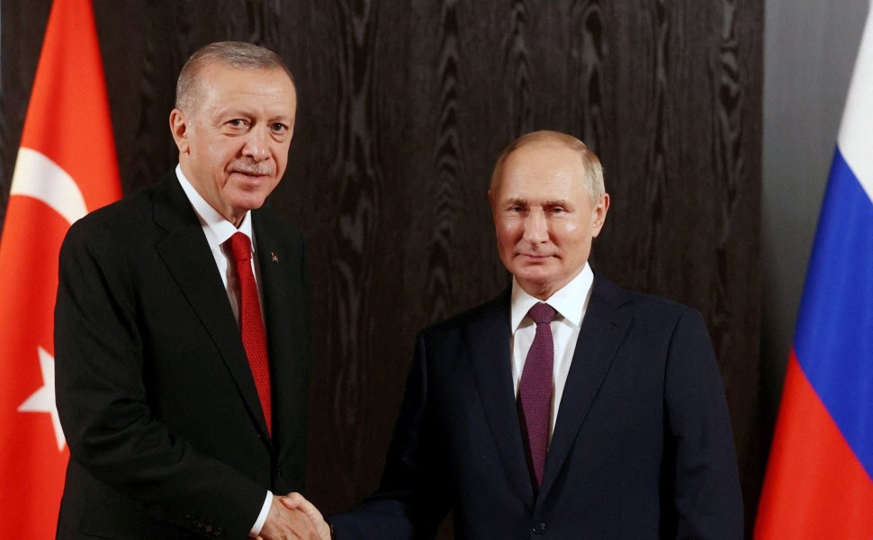 Ταγίπ Ερντογάν και Βλαντίμιρ Πούτιν / Φωτογραφία αρχείου Reuters