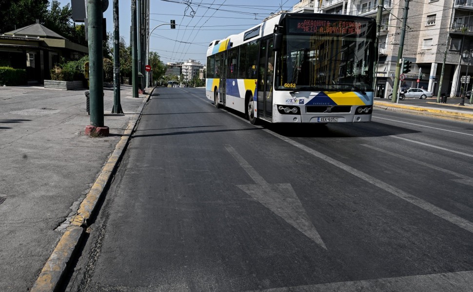 Λεωφορείο στην Αθήνα / φωτ. Eurokinissi
