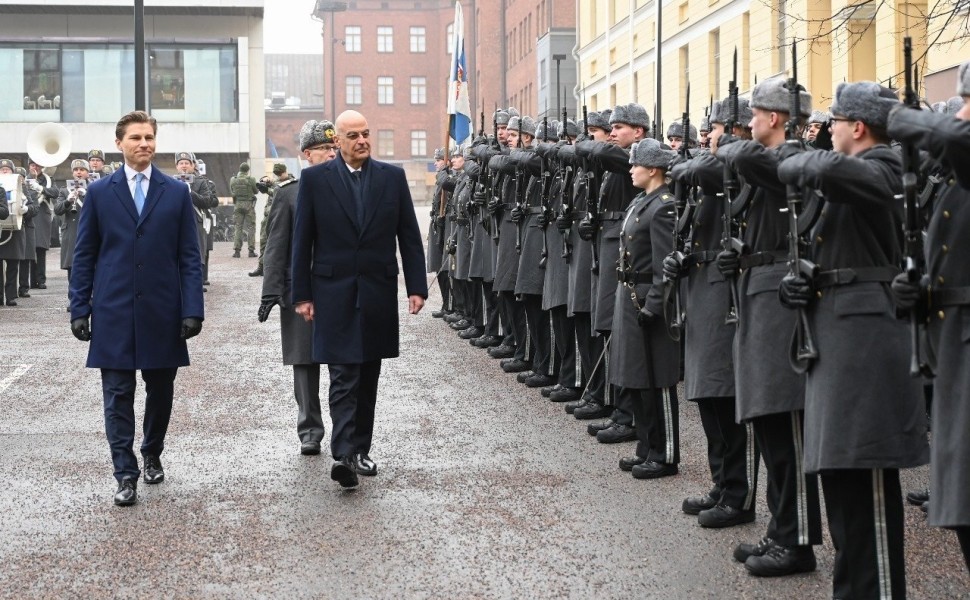 O υπουργός Εθνικής Άμυνας Νίκος Δένδιας στο Ελσίνκι