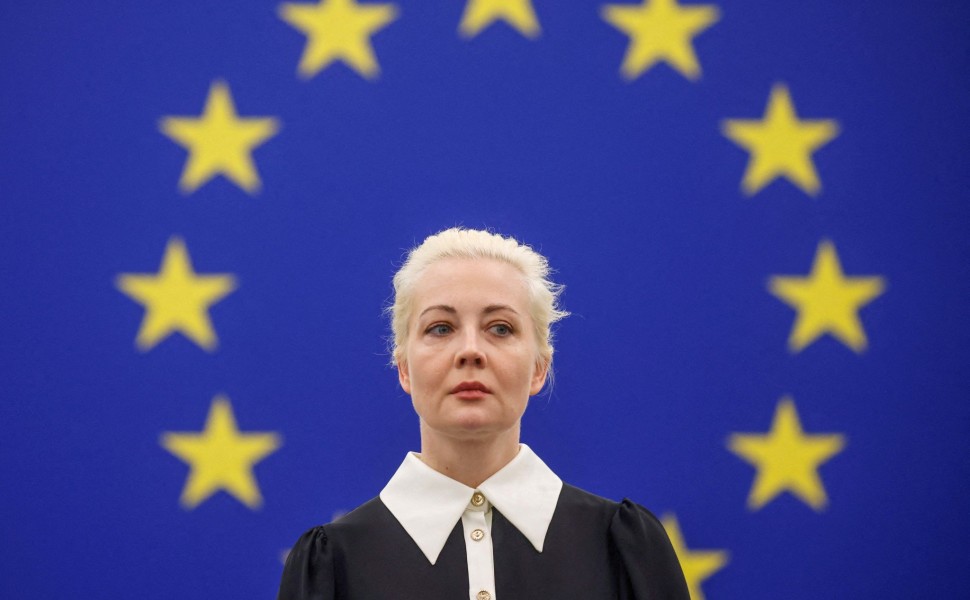 Η Γιούλια Ναβάλναγια στο Ευρωκοινοβούλιο / πηγή: Reuters