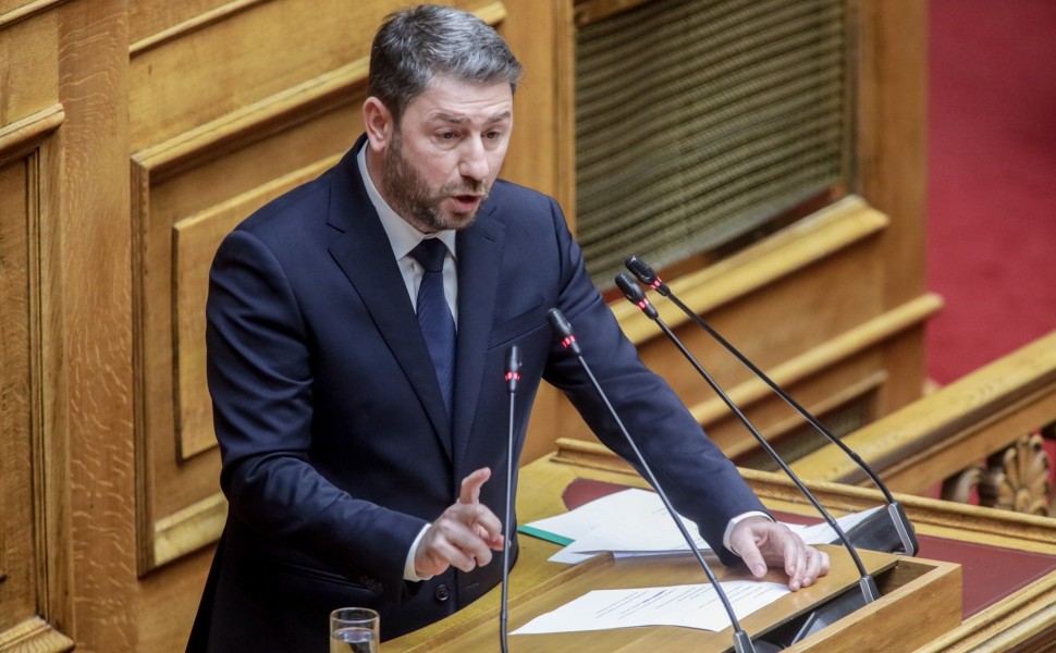 Ο Νίκος Ανδρουλάκης στη Βουλή / Eurokinissi