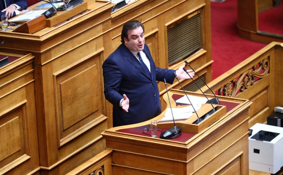 Ο Κυριάκος Πιερρακάκης στη συζήτηση στη Βουλή για τα μη κρατικά ΑΕΙ (φωτο: Eurokinissi)