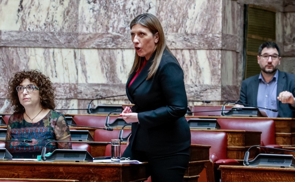 Η Ζωή Κωνσταντοπούλου στην Ολομέλεια της Βουλής / Eurokinissi