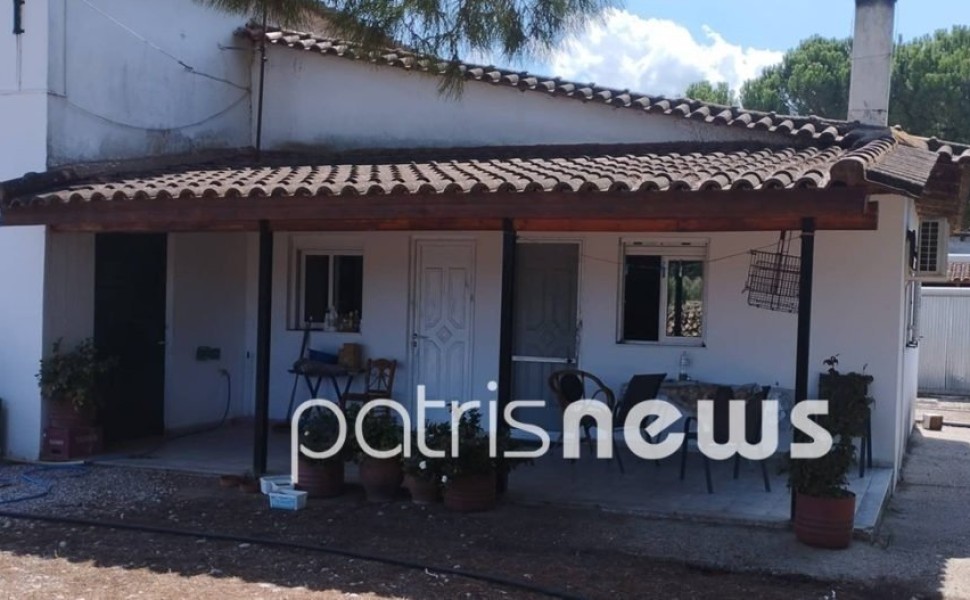 Το σπίτι όπου βρέθηκε δολοφονημένος ο 68χρονος επιχειρηματίας, στην Εφύρα Ηλείας/Patrisnews