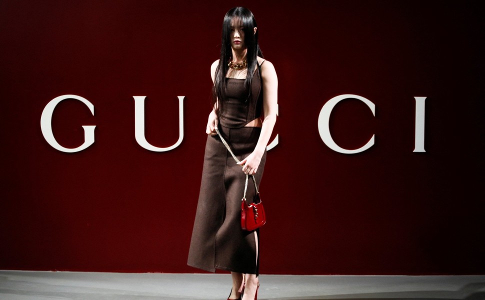 Λογότυπο του ιταλικού οίκου μόδας Gucci / Reuters