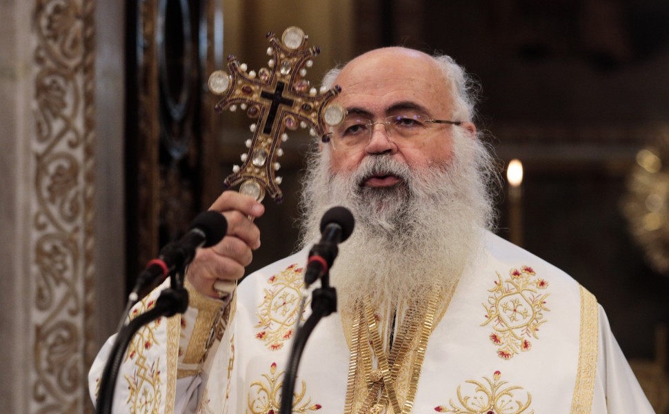 Ο Αρχιεπίσκοπος Κύπρου / φωτ. αρχείου Eurokinissi