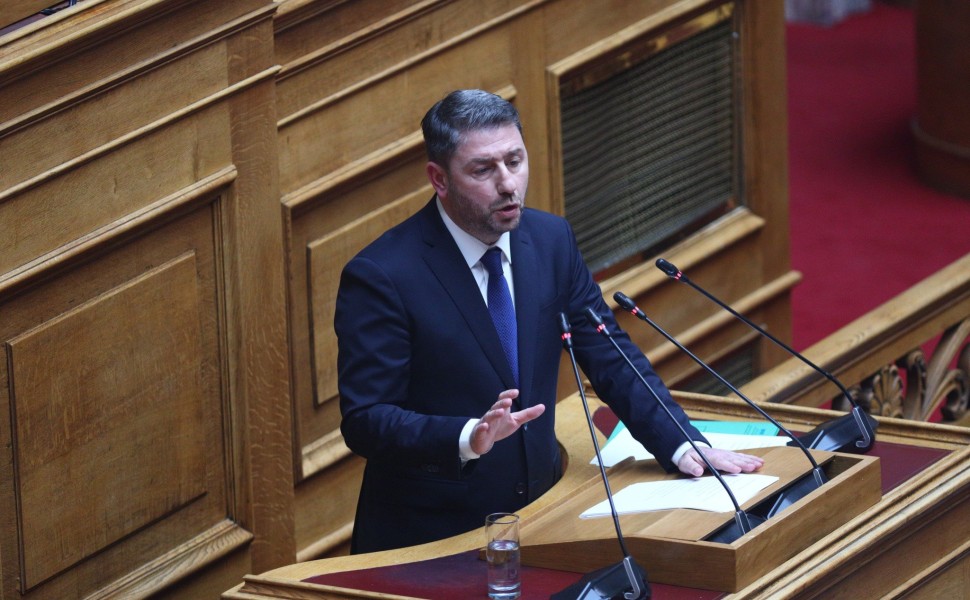 Ο Νίκος Ανδρουλάκης στη Βουλή / Eurokinissi