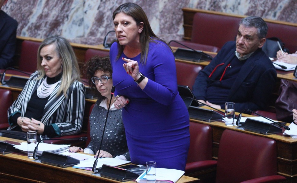 Η Ζωή Κωνσταντοπούλου στη Βουλή / Eurokinissi
