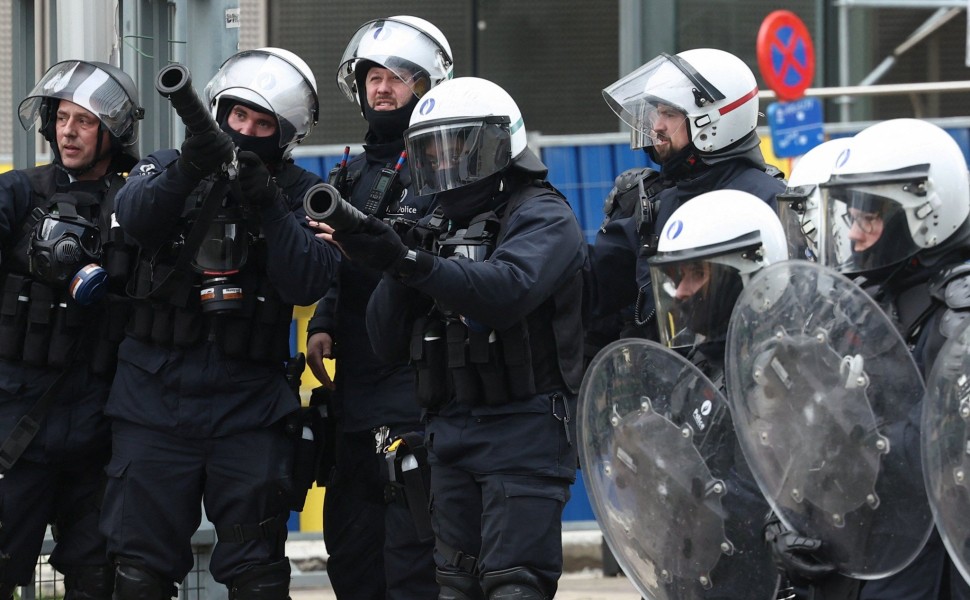 Αστυνομικές Δυνάμεις στο Βέλγιο / πηγή: Reuters