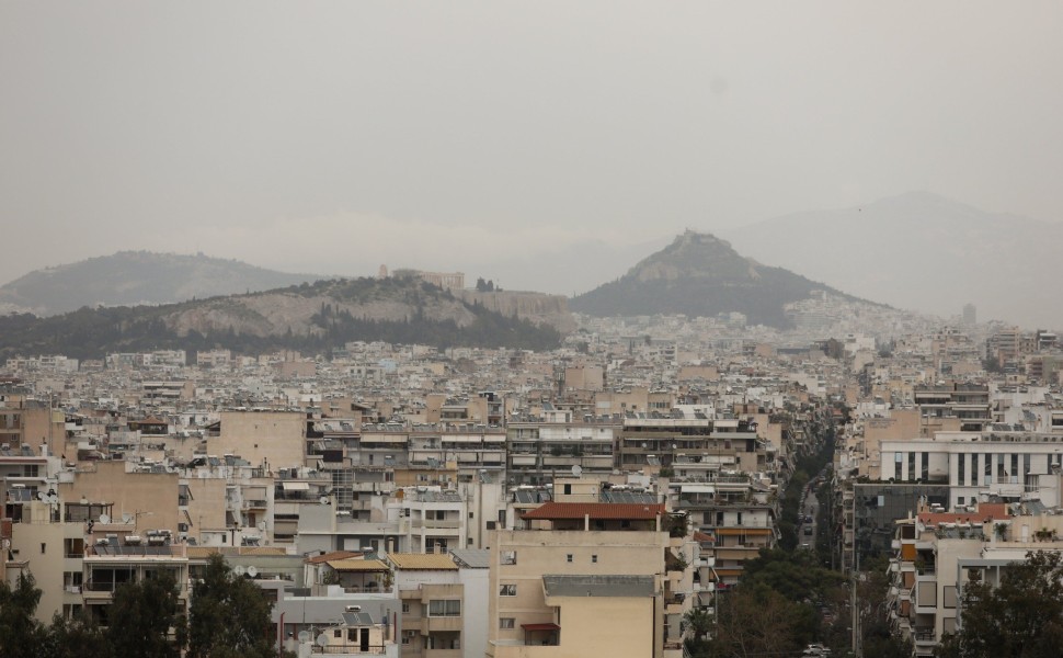 Κύμα Αφρικανικής σκόνης καλύπτει την Αθήνα / Eurokinissi