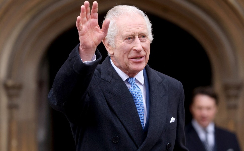 Ο Βασιλιάς Κάρολος στην Πασχαλινή λειτουργία / Reuters