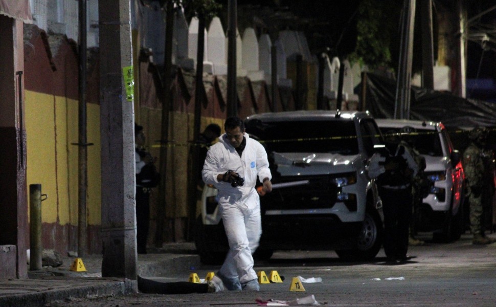 Ο τόπος δολοφονίας της Γκιζέλα Γκαϊτάν / πηγή: Reuters