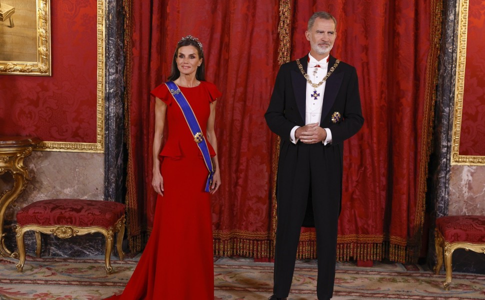 Το βασιλικό ζεύγος της Ισπανίας Φελίπε και Λετίθια / Φωτογραφία αρχείου ΑΠΕ