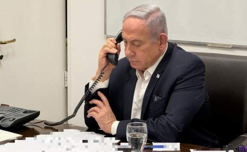 Ο Μπέντζαμιν Νετανιάχου συνομιλεί με τον πρόεδρο Μπάιντεν μετά την επίθεση του Ιράν στο Ισραήλ