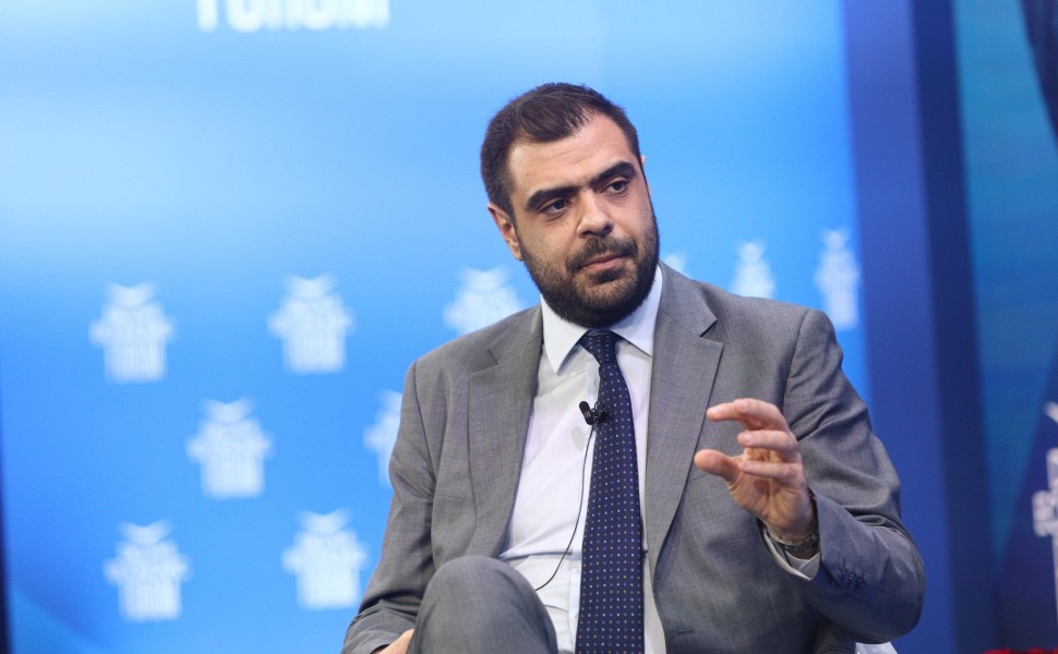 Ο Παύλος Μαρινάκης στο Οικονομικό Φόρουμ των Δελφών / Eurokinissi