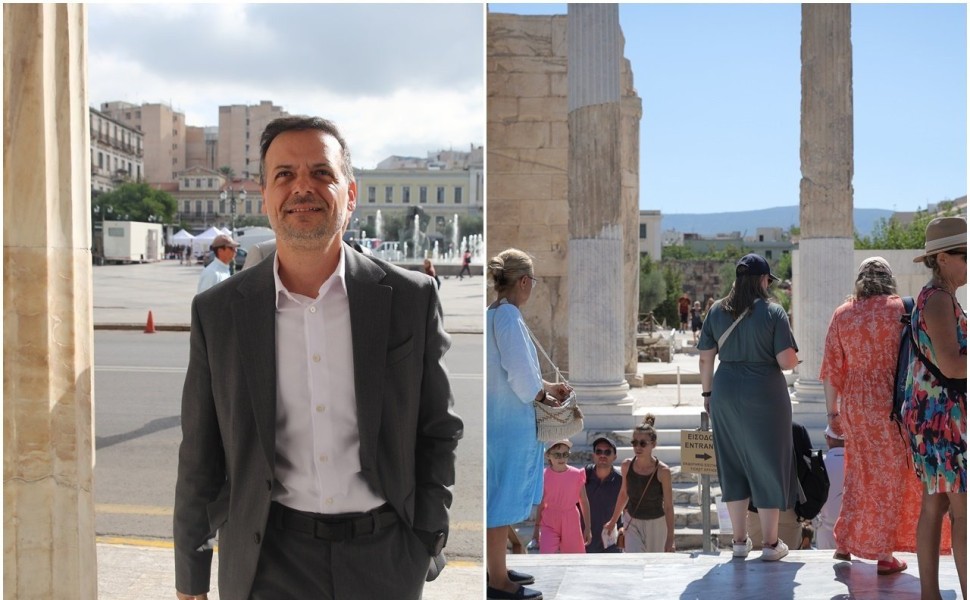 «Χαράτσι υπερτουρισμού» για την Αθήνα θέλει ο Χάρης Δούκας - Στα κάγκελα οι ξενοδόχοι / Φωτ. Εurokinissi