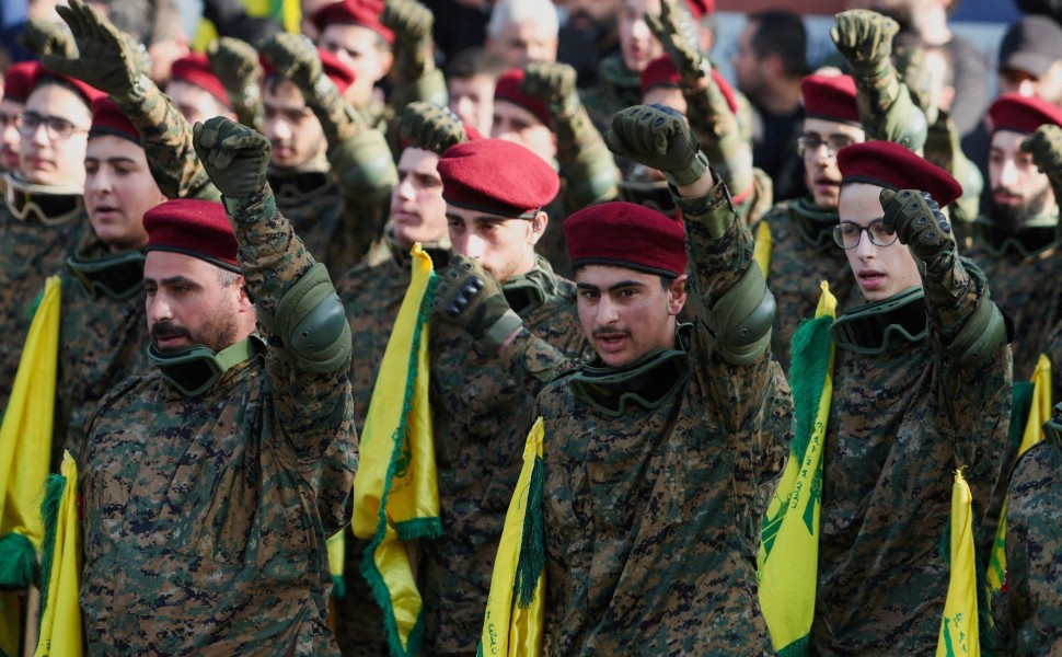 Στρατιώτες της Χεζμπολάχ / πηγή: Reuters