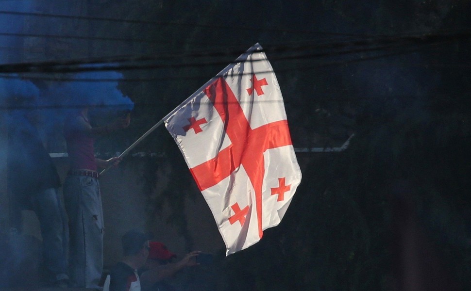Η σημαία της Γεωργίας / Reuters