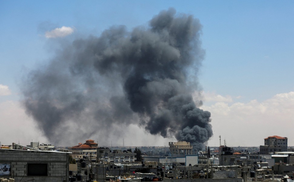 Βομβαρδισμοί του Ισραήλ στη Ράφα. Φωτογραφία: Reuters