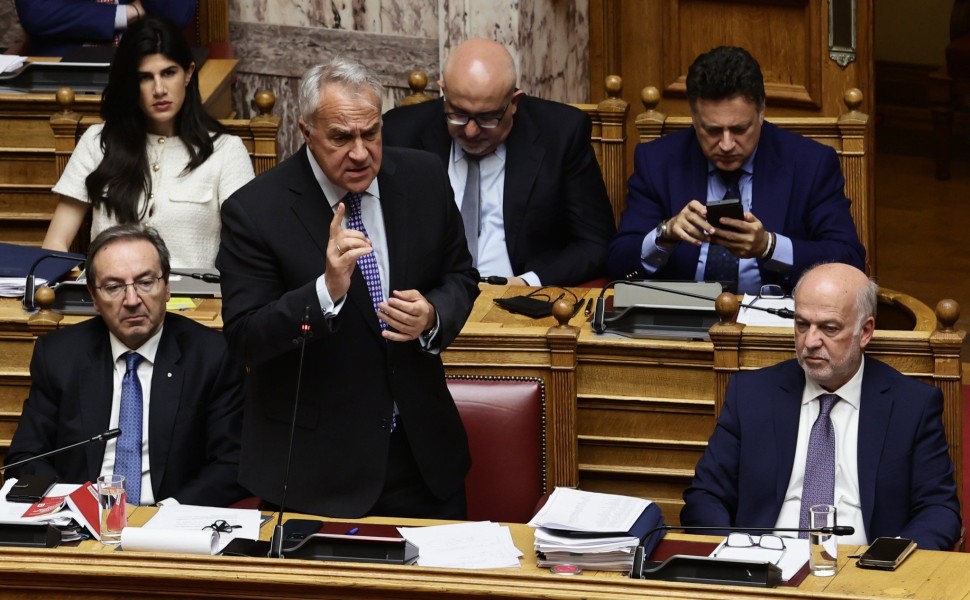 Ο Μάκης Βορίδης στη Βουλή / πηγή: Eurokinissi