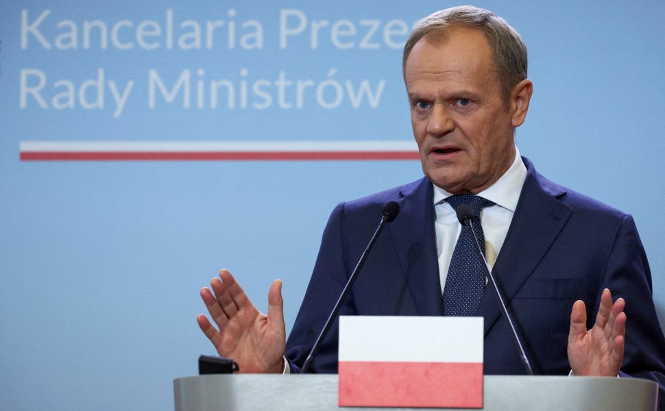 O Πολωνός πρωθυπουργός Ντόναλντ Τουσκ / REUTERS