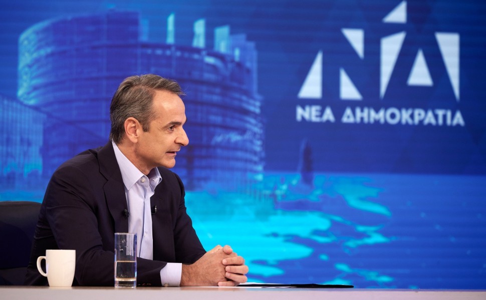 Ο Κυριάκος Mητσοτάκης στην εκπομπή «Καλημέρα Ελλάδα» / Φωτ.: Eurokinissi