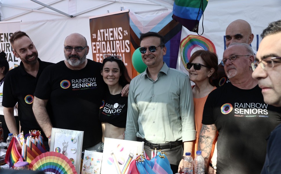 Ο Χάρης Δούκας στο Athens Pride / Intime