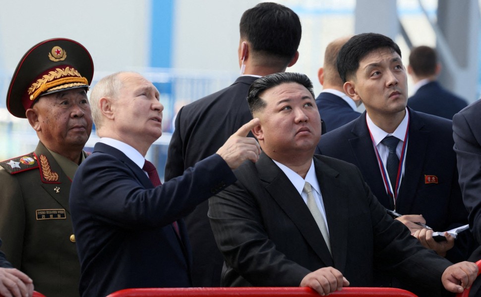 Κιμ Γιονγκ Ουν και Βλαντίμιρ Πούτιν/Reuters