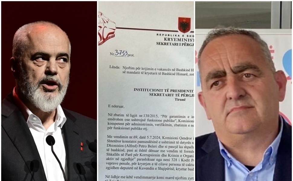 Ως «καινοφανή πρακτική» χαρακτηρίζει το ελληνικό Υπουργείο Εξωτερικών την απόφαση των αλβανικών αρχών να κηρύξουν έκπτωτο το Φρέντι Μπελέρη