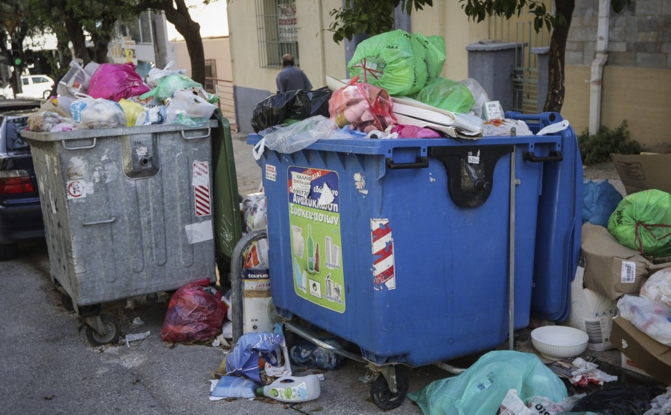 Σκουπίδια στην Αθήνα / φωτ. αρχείου Eurokinissi